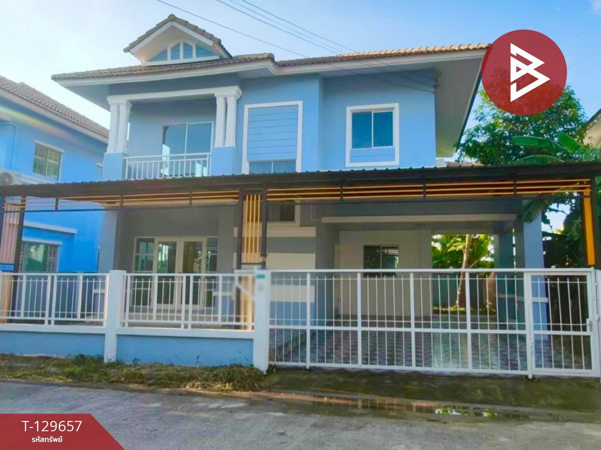 For SaleHouseSamut Prakan,Samrong : Single house for sale Baan Burirom Project The Innovation Theparak-Suvarnabhumi, Bang Phli, Samut Prakan