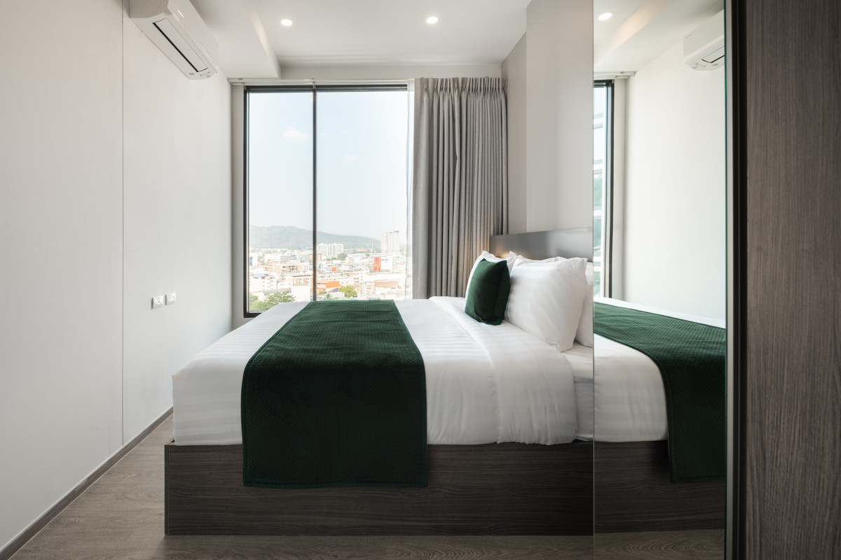 For RentCondoSriracha Laem Chabang Ban Bueng : 💎 Short term rent 🔥 Hampton Sriracha ❤️ 1 Bedroom Plus I 32 SQM.