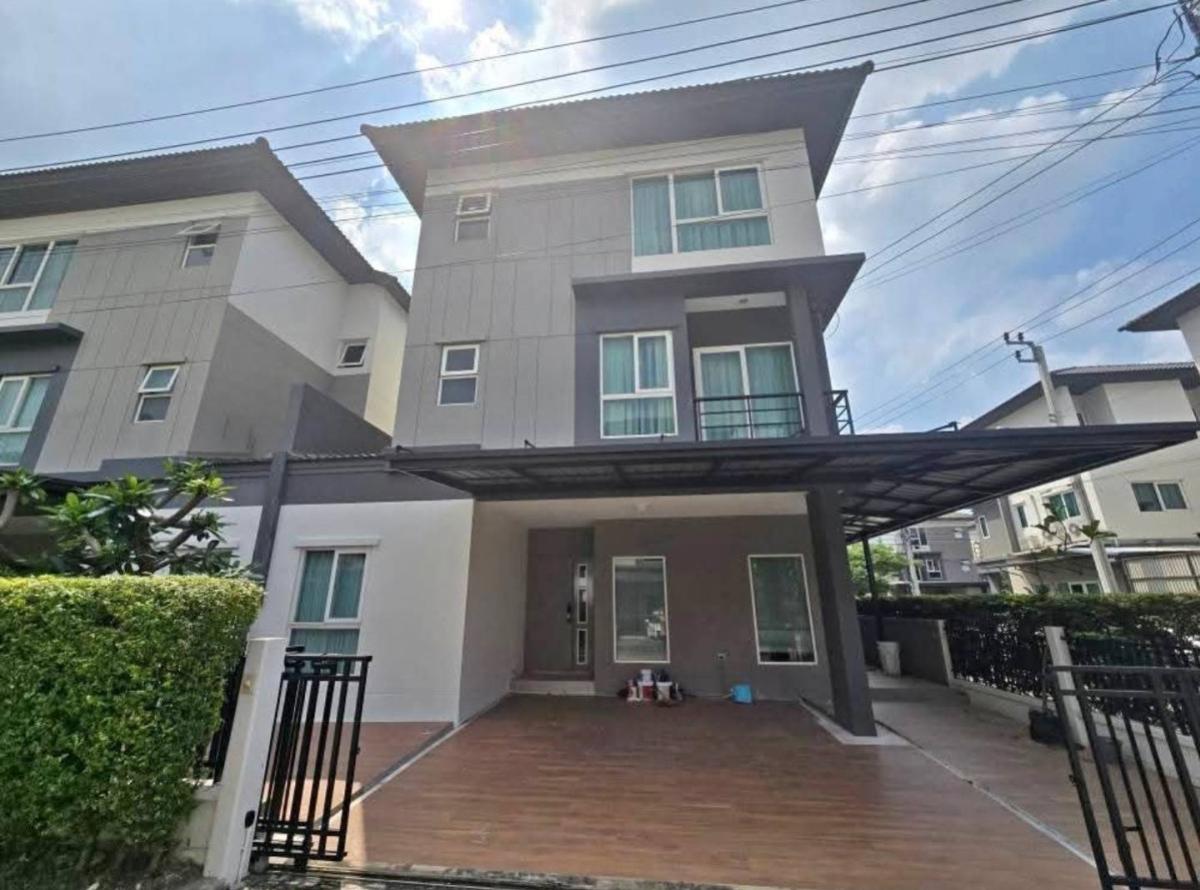 For SaleHouseLadkrabang, Suwannaphum Airport : For Sale House , Baan Klang Muang Suanluang , Nong Bon , Prawet , Bangkok , CX-141259