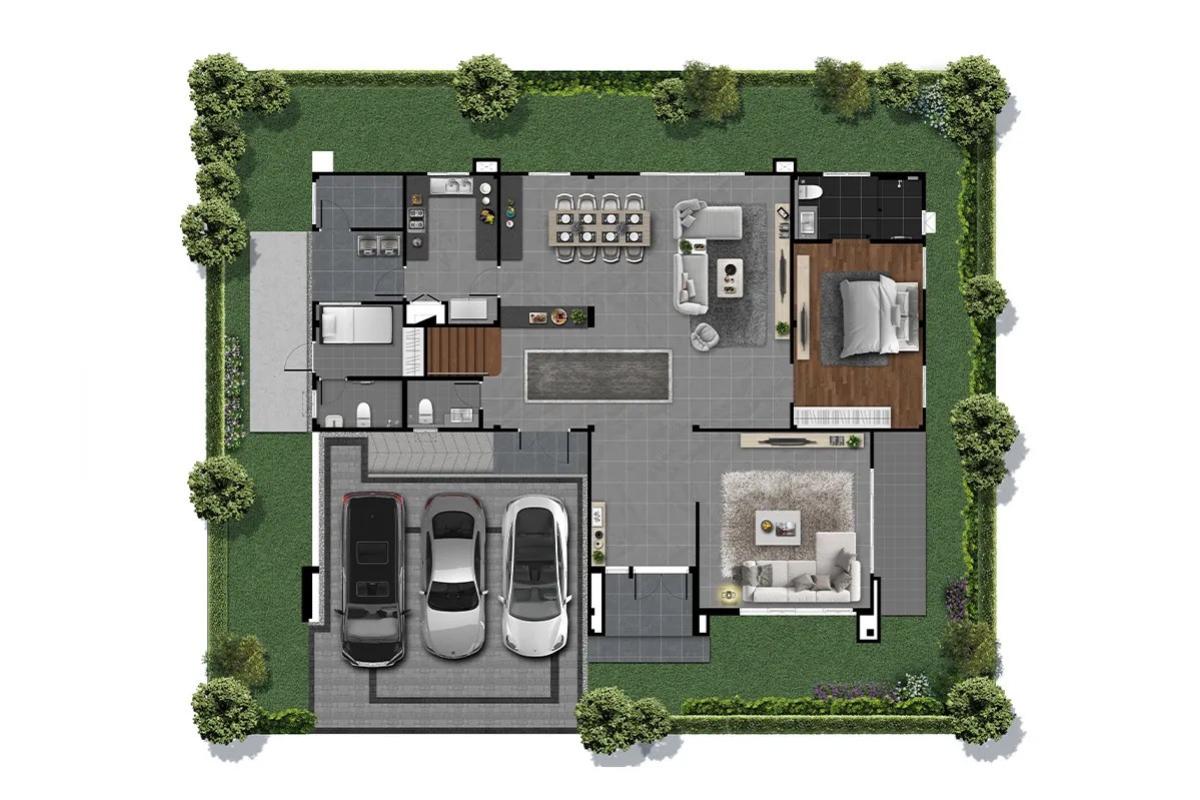 For SaleHouseChaengwatana, Muangthong : For Sale House , The City Tiwanon - Ngamwongwan 2 , MRT-Sanambin Nam , Tha Sai , Mueang Nonthaburi , Nonthaburi , CX-140755