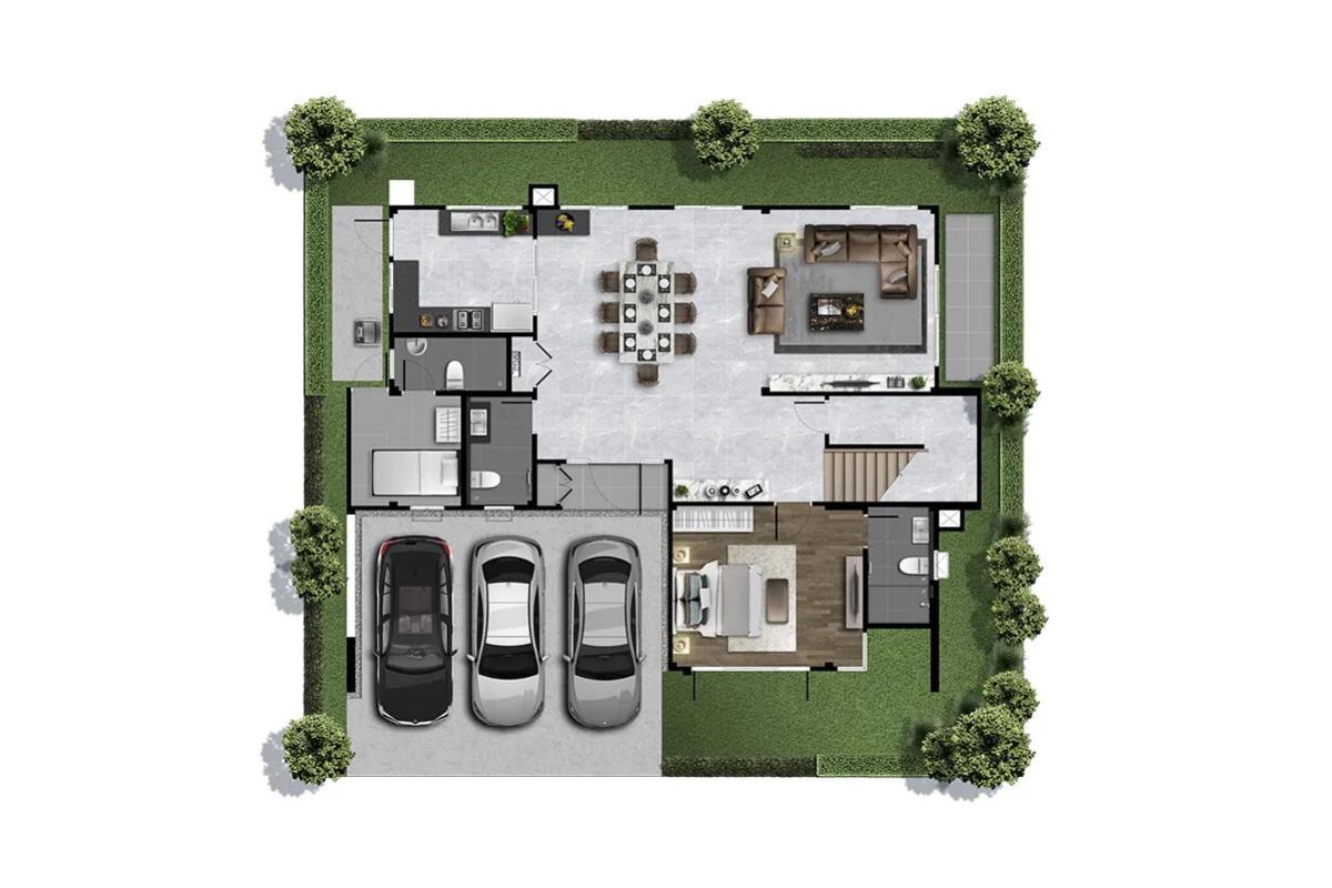 For SaleHouseChaengwatana, Muangthong : For Sale House , The City Tiwanon - Ngamwongwan 2 , MRT-Sanambin Nam , Tha Sai , Mueang Nonthaburi , Nonthaburi , CX-140756 (S)