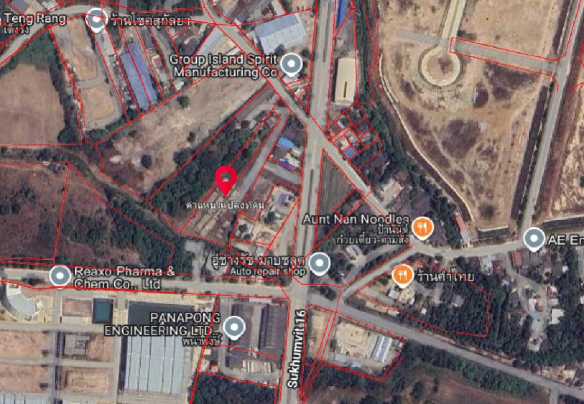 For SaleLandRayong : For Sale Land in Asia Industrial Estate, Map Ta Phut, Rayong , CX-140782