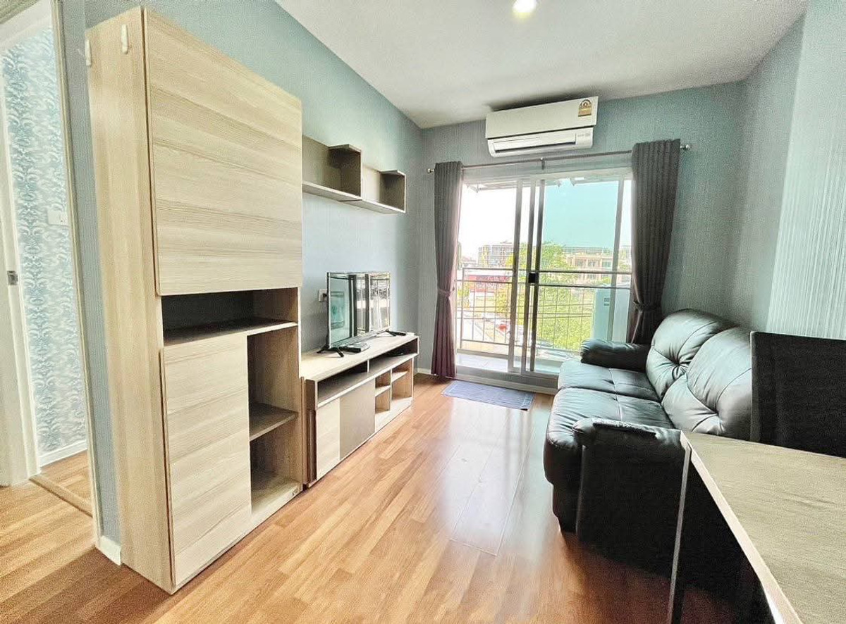 For RentCondoBangna, Bearing, Lasalle : Condo for rent, Lumpini Place Bangna Km. 3 (Soi behind Central Bangna), fully furnished, ready to move in.