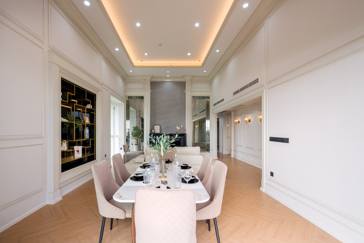 For SaleCondoRama3 (Riverside),Satupadit : ✨Luxury condo for sale in Luxury Modern style on the river at The Pano Rama3, large corner room. Beautiful panoramic view of the river curve.