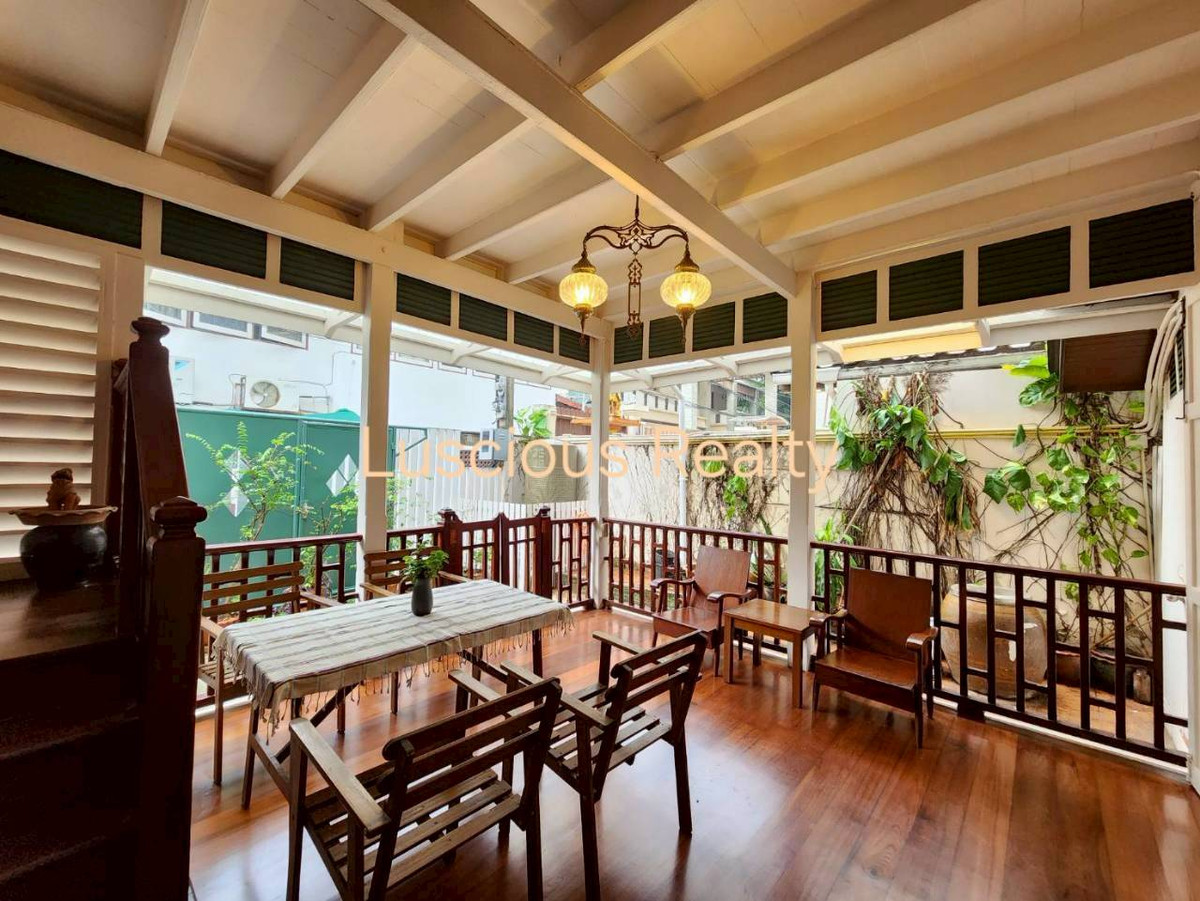 For RentHouseSathorn, Narathiwat : Single house for rent #South Sathorn #Thai style house #HouseForRent #Sathon #UniqueAtmosphereThaiStyledHouse