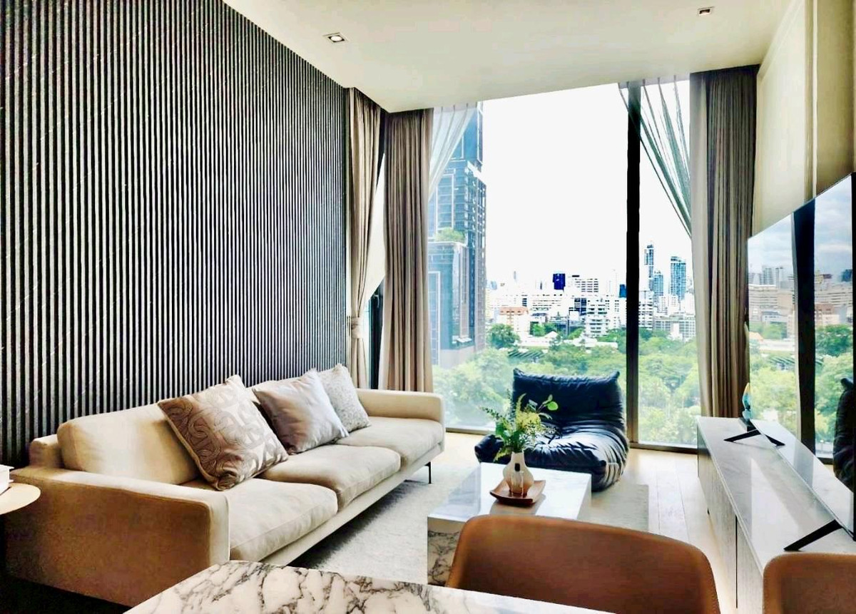 CondoWitthayu, Chidlom, Langsuan, Ploenchit : (For Rent&Sale🔥) 📍28 Chidlom : Rare 2BR 80sqm. Type, extra wide frontage, open view, building in front of The Villa, few units.