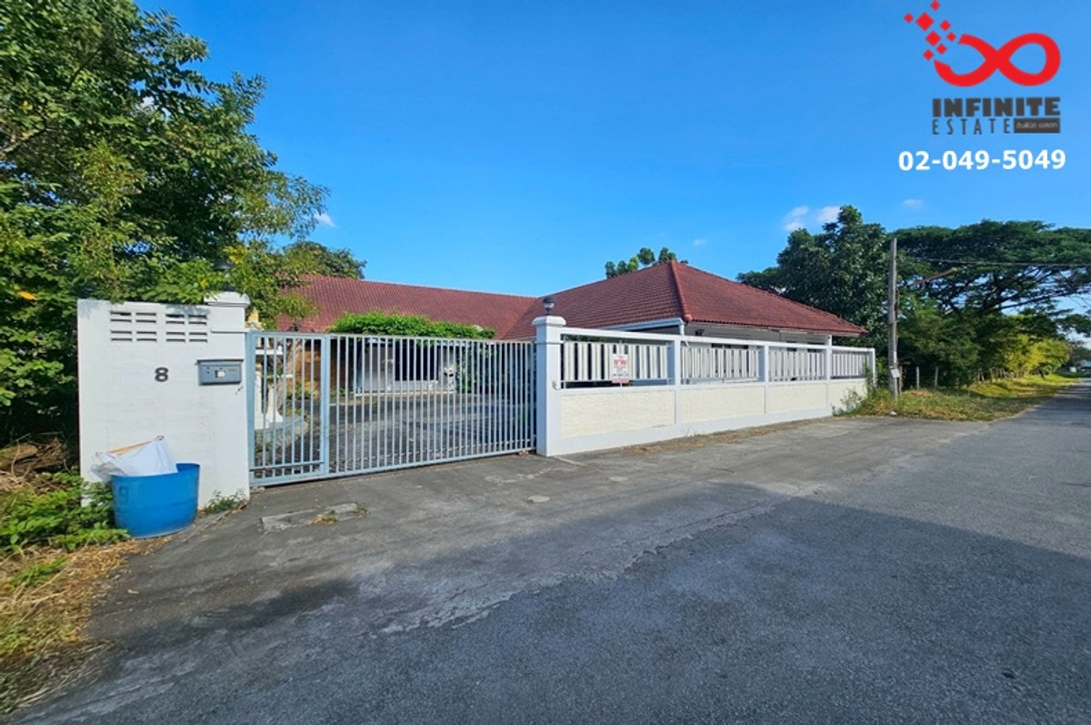 For SaleHouseMin Buri, Romklao : Single house for sale, 1 floor, 128 sq m, Prueksachart, Ramkhamhaeng 118, Saphan Sung.