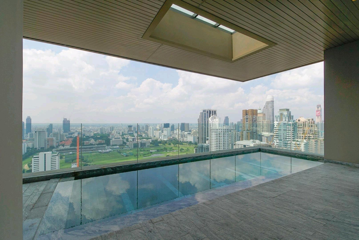 CondoWitthayu, Chidlom, Langsuan, Ploenchit : (For Sale&Rent🔥) Grand PENTHOUSE with private swimming pool, the best Penthouse in the heart of Lang Suan, size 540 sq m. from 📍The Residences at Sindhorn Kempinski