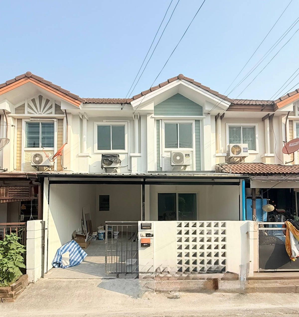 ขายทาวน์โฮมมีนบุรี-ร่มเกล้า : ขายบ้านรีโนเวทใหม่ พฤกษาวิลล์27 มีนบุรี ใกล้รถไฟฟ้าบางชัน ต่อเติมครบ