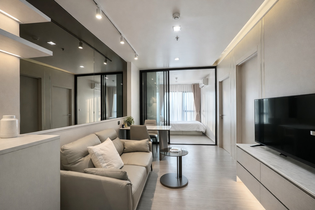 ให้เช่าคอนโดพระราม 9 เพชรบุรีตัดใหม่ RCA : 🏢 Life Asoke Rama 9👩🏻‍🤝‍👨🏼 Built in สวย ✨ห้องน่าอยู่มาก✨ทำเลดี ✨Facility No.1 ย่านพระราม 9