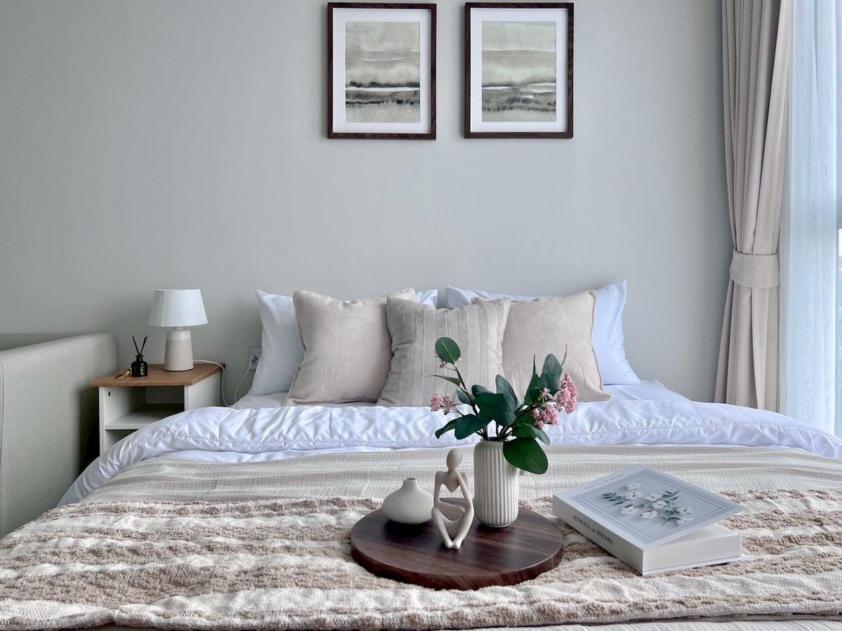 For RentCondoOnnut, Udomsuk : 💜🦄 Atmoz Oasis Onnut 🦄💜 1 Beds 1 Baths , Rental 15,000 Baht