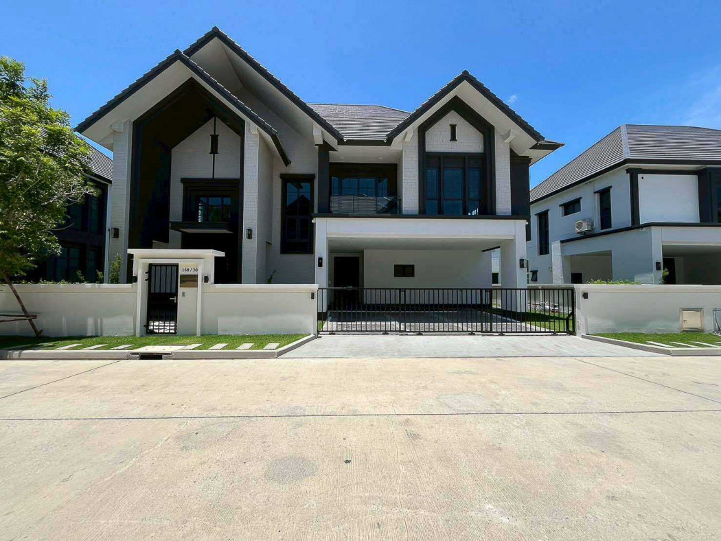 For RentHouseSamut Prakan,Samrong : Single house for rent, The City Bangna, 430 sq m, 1 rai 5.90 sq wah, near Mega Bangna.