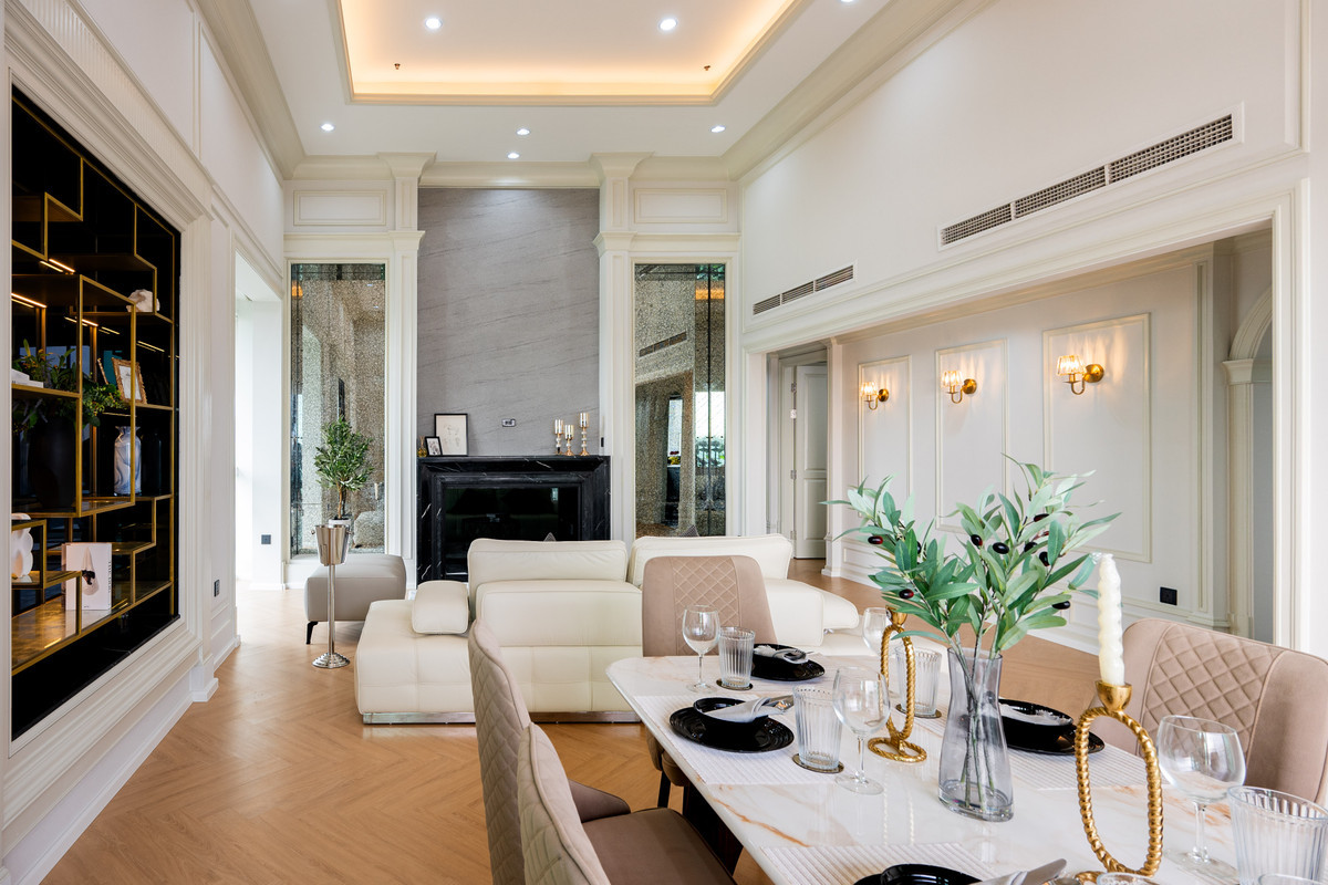 For SaleCondoRama3 (Riverside),Satupadit : ✨Luxury condo for sale in Luxury Modern style on the river at The Pano Rama3, large corner room. Beautiful panoramic view of the river curve.