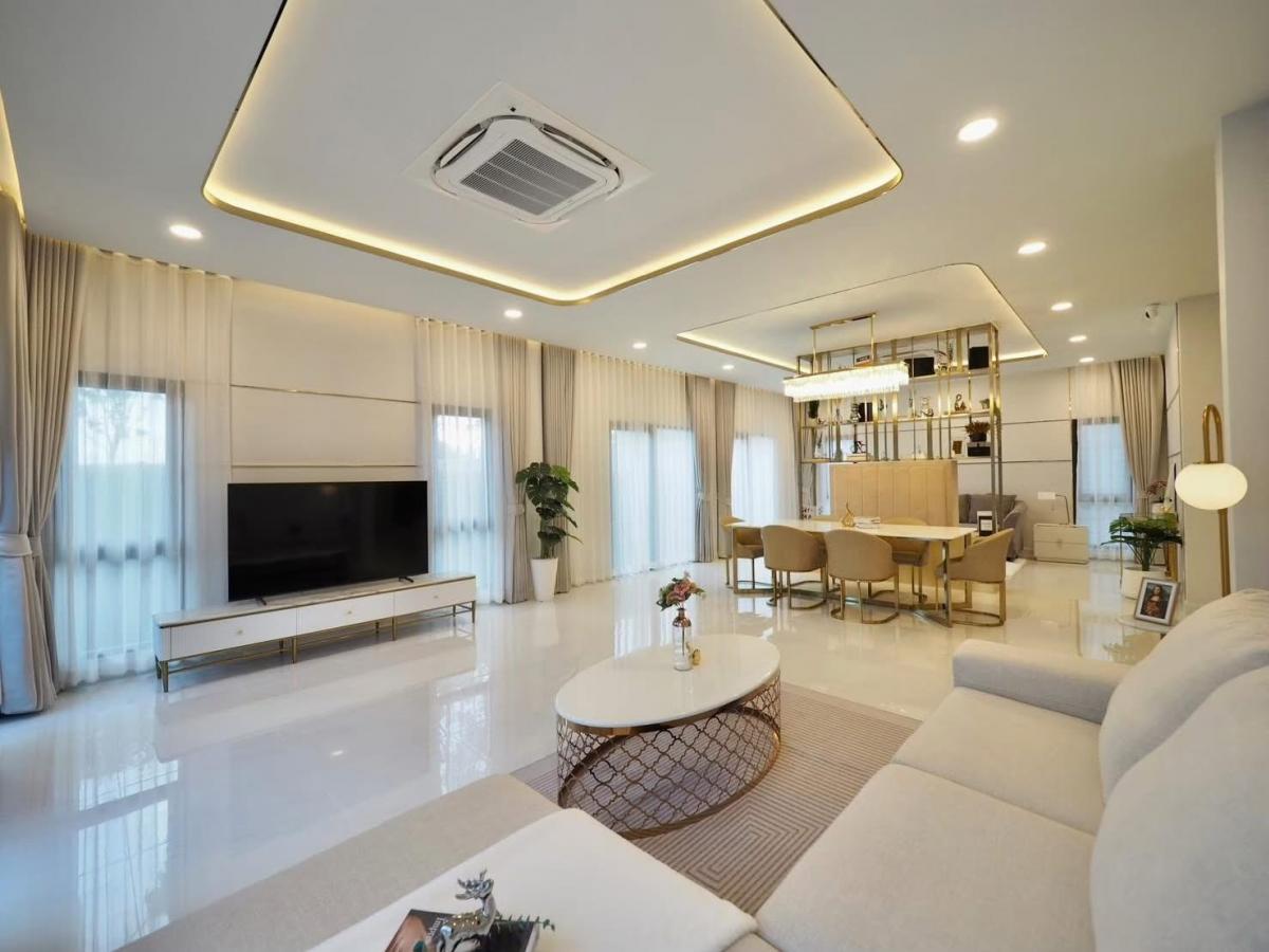 ให้เช่าบ้านบางนา แบริ่ง ลาซาล : บ้านหรู 5 นอน 6 น้ำ The City บางนา ใกล้เมกะบางนา เช่าพร้อมอยู่ 195,000 บ./ด. วิวสวนหัวมุม สวยครบทุกฟังก์ชัน