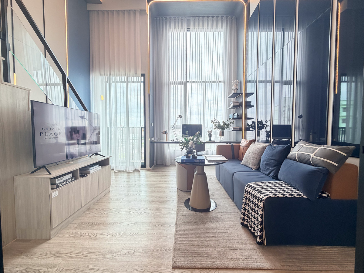 For SaleCondoChaengwatana, Muangthong : Selling down payment on Condo Origin Place Chaengwattana (selling at a loss)