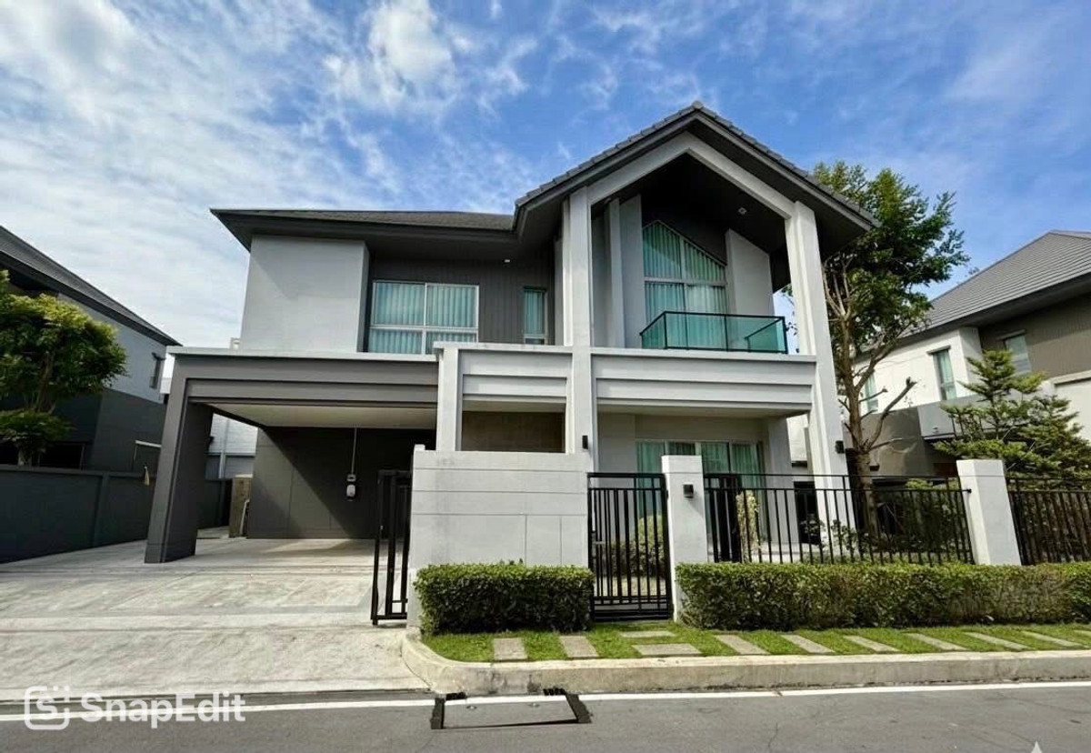 For RentHouseSeri Thai, Ramkhamhaeng Nida : Detached House for Rent Bangkok Boulevard Signature Ladprao–Serithai Fully Furnished 4 Bedroom Home Near Yellow Line Bang Kapi
