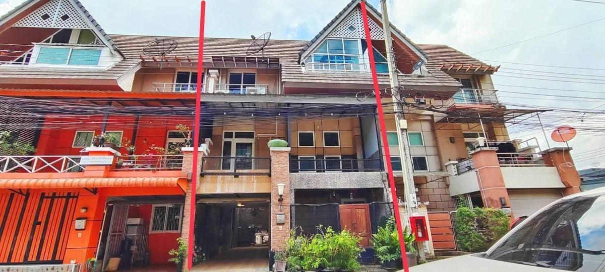 For SaleTownhomeLadprao101, Happy Land, The Mall Bang Kapi : 💥ขายทาวน์โฮม 3 ชั้น เมอริทเพลส ลาดพร้าว 87 กับ ลาดพร้าว 101แยก 10 แขวงคลองเจ้าคุณสิงห์ วังทองหลาง รถไฟฟ้าสายสีเหลือง สถานีลาดพร้าว 83