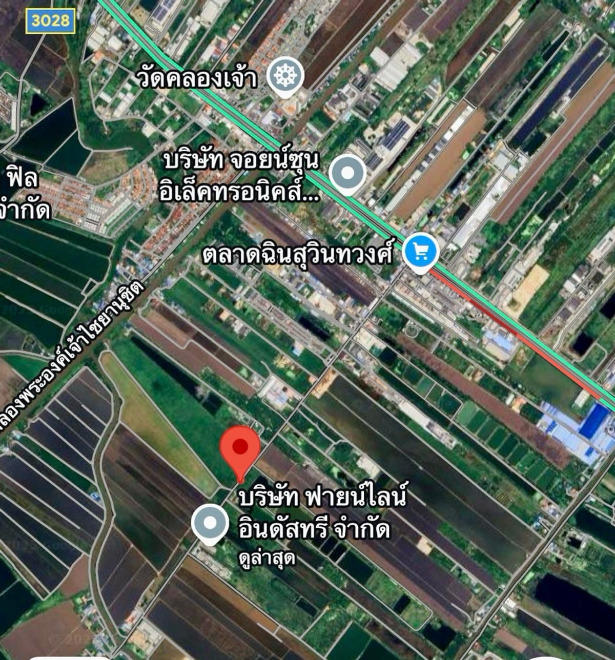 For SaleLandChachoengsao : Land for sale in Suwinthawong, 22-3-98 rai, alley next to Chin Market, near Suwinthawong Market. Khlong Luang Phaeng Subdistrict, Mueang District, Chachoengsao Province
