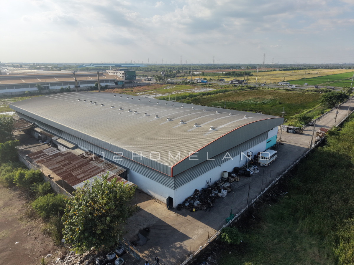For RentWarehouseAyutthaya : Warehouse for rent, size 1,240 sq m., 2-story office, along Phahon Yothin Road, convenient travel, large vehicles easy in and out.