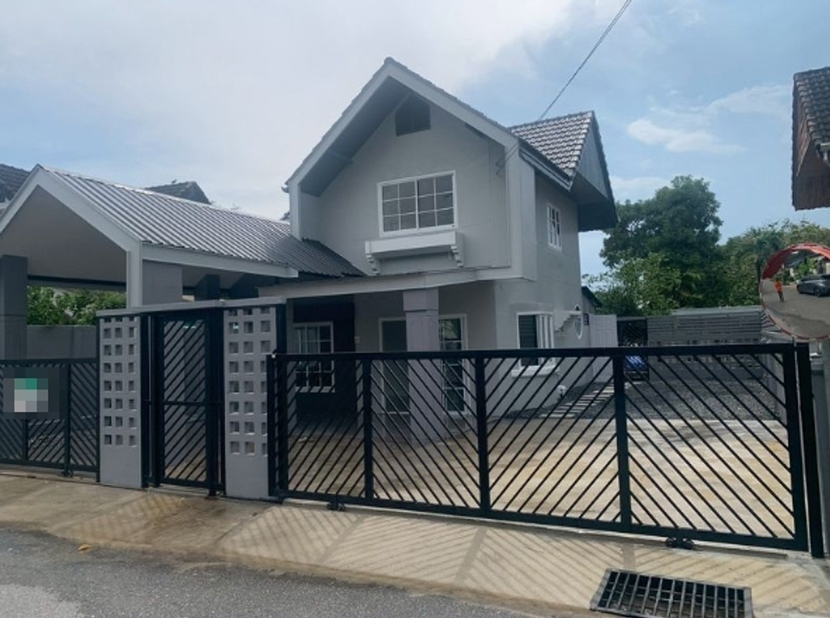 For SaleHouseNawamin, Ramindra : 2-story detached house for sale, area 49 sq m., 3 bedrooms, 2 bathrooms, Chuenkamonniwet Village, Ramintra Road 60, Ramintra Subdistrict, Khan Na Yao District, Bangkok Province.