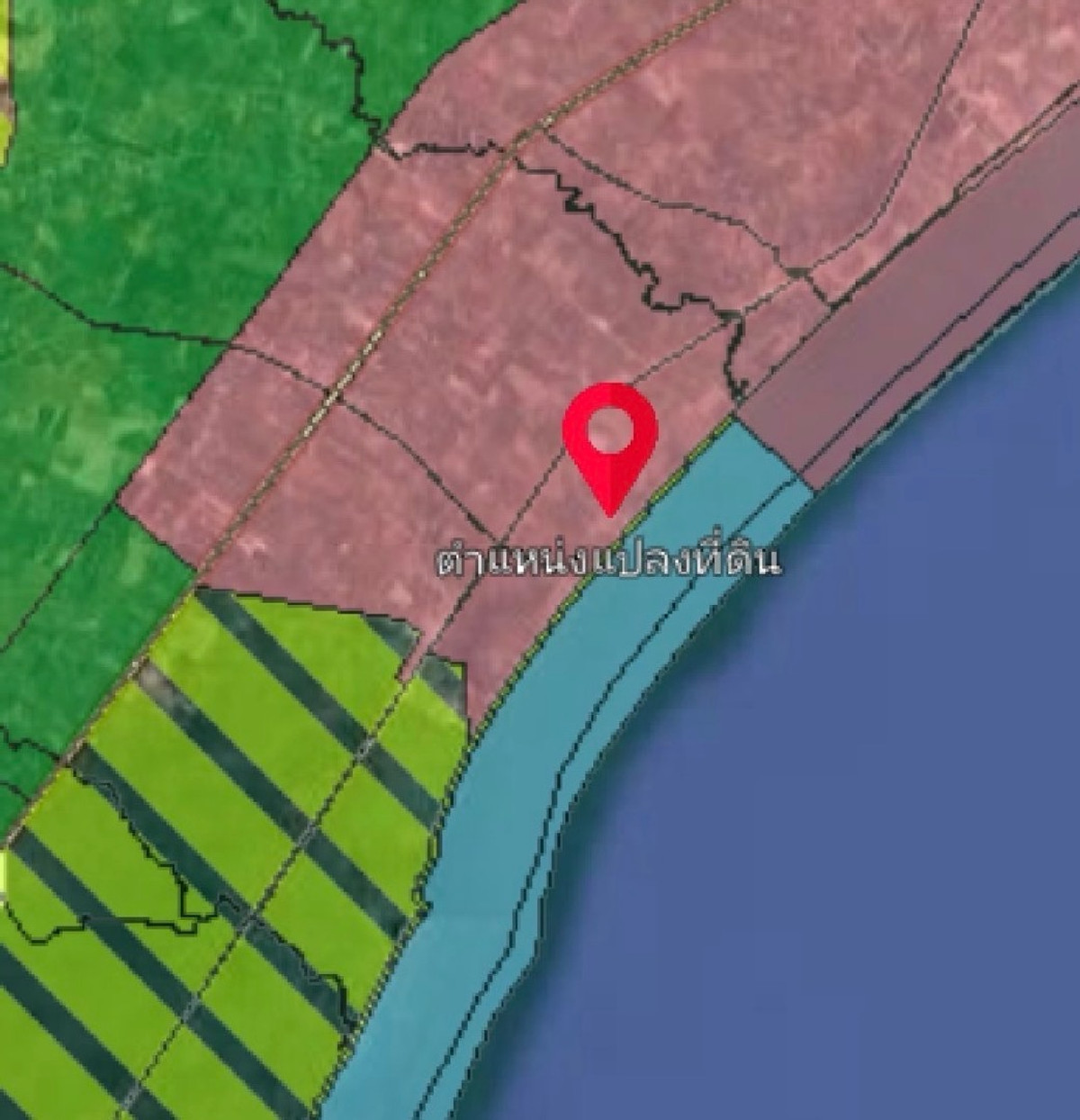 ขายที่ดินหัวหิน ประจวบคีรีขันธ์ : ขายที่ดินติดทะเล ประจวบคีรีขันธ์ หน้าหาดยาว 85 เมตร น้ำใส ทรายขาว ศักยภาพพัฒนาโครงการชายฝั่ง