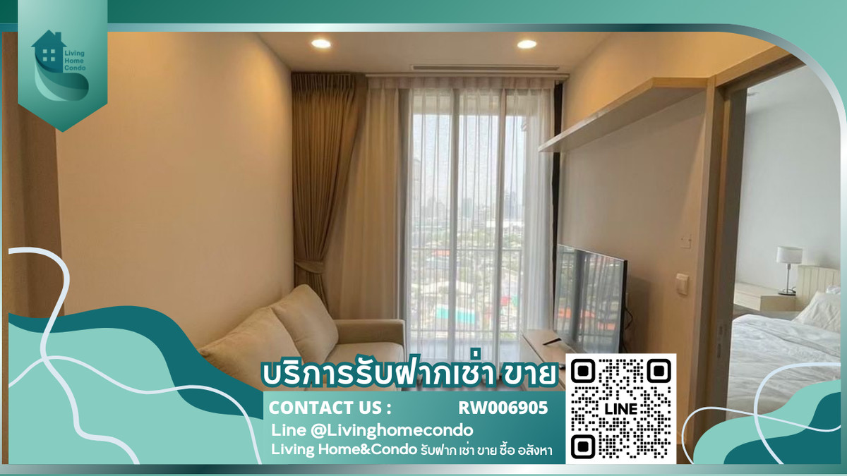 For RentCondoSukhumvit, Asoke, Thonglor : 🔥 New Available | Beautiful room Muji Minimal, open view, Oka Haus Sukhumvit 36, fully furnished. Ready to move in RW006905