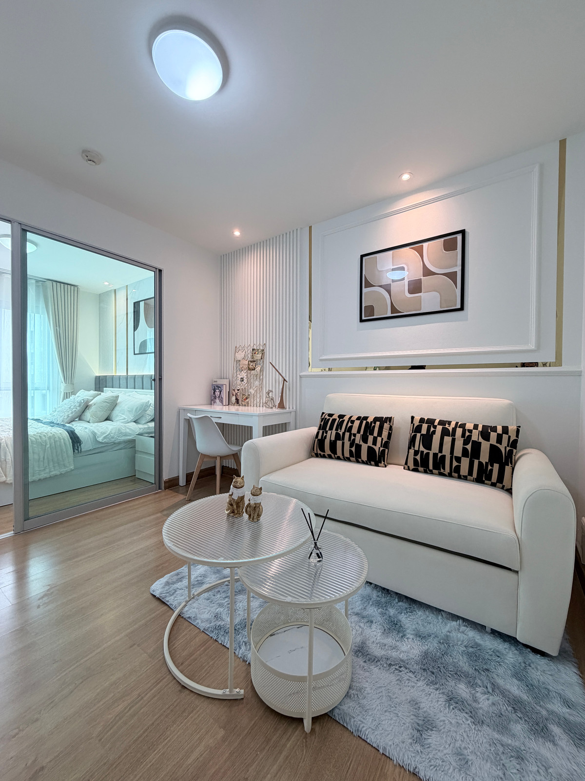 For SaleCondoVipawadee, Don Mueang, Lak Si : Fully furnished room, newly renovated, ready to move in, 4th floor, near Don Mueang Airport, 5 minutes.