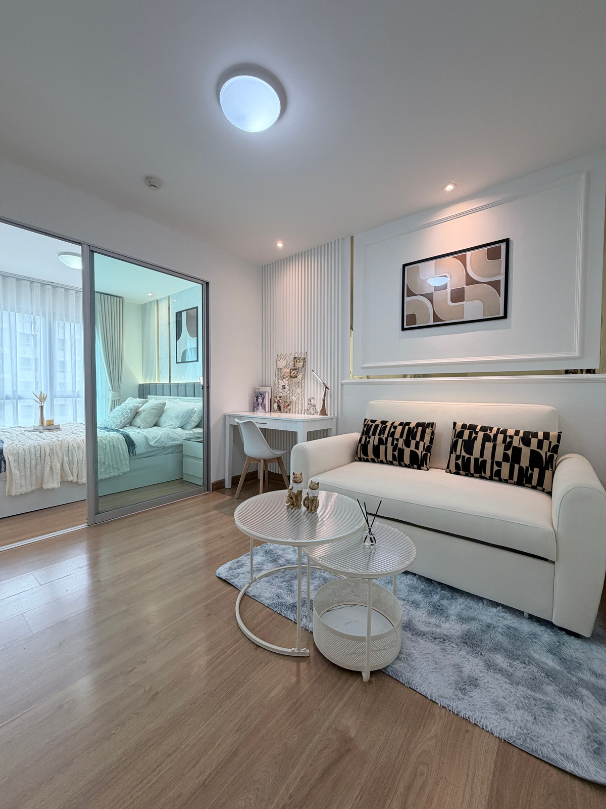 ขายคอนโดวิภาวดี ดอนเมือง หลักสี่ : ห้องแต่งครบ รีโนเวทใหม่พร้อมอยู่ ชั้น 4 ใกล้สนามบินดอนเมือง 5นาที