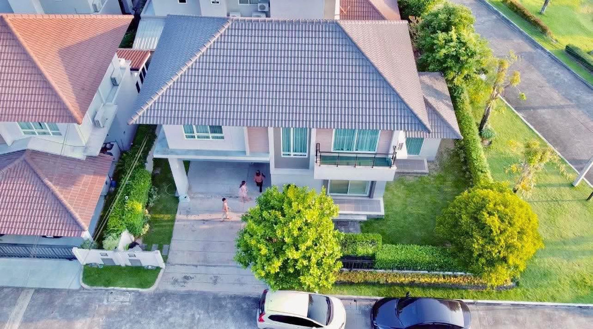 ให้เช่าบ้านปทุมธานี รังสิต ธรรมศาสตร์ : HR3136ให้เช่าบ้านเดี่ยวหลังมุม ไซส์ใหญ่สุด โครงการ ไลฟ์ บางกอก บูเลอวาร์ด รังสิต เฟอร์ครบพร้อมอยู่