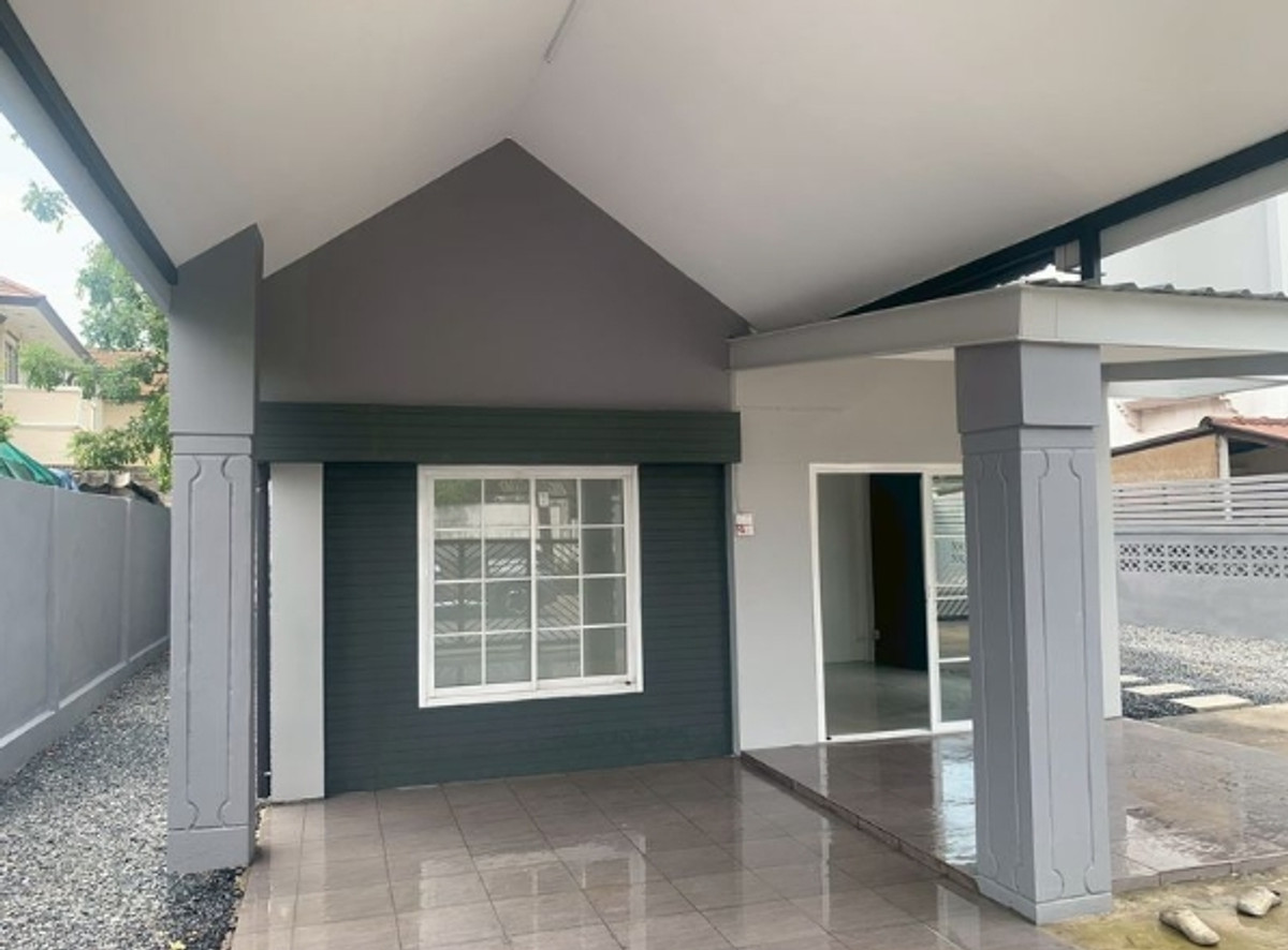 For SaleHouseNawamin, Ramindra : 2-story detached house for sale, area 49 sq m., 3 bedrooms, 2 bathrooms, Chuenkamonniwet Village, Ramintra Road 60, Ramintra Subdistrict, Khan Na Yao District, Bangkok Province.