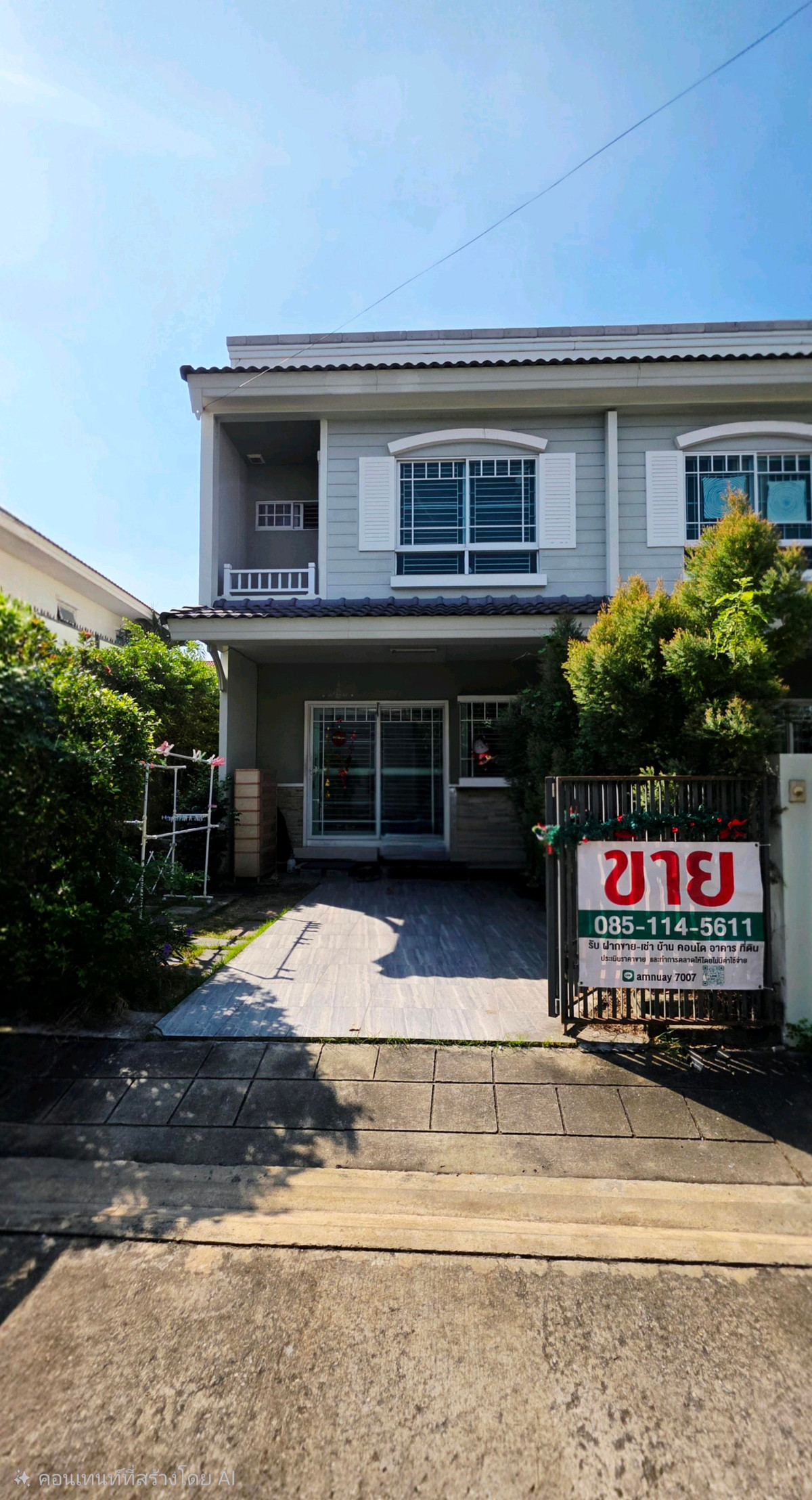 For SaleTownhomeNonthaburi, Bang Yai, Bangbuathong : 🏆 Large townhome, special size! Indy Bang Yai 2 for sale with grade A tenant | receive income 14,000.-/month immediately!