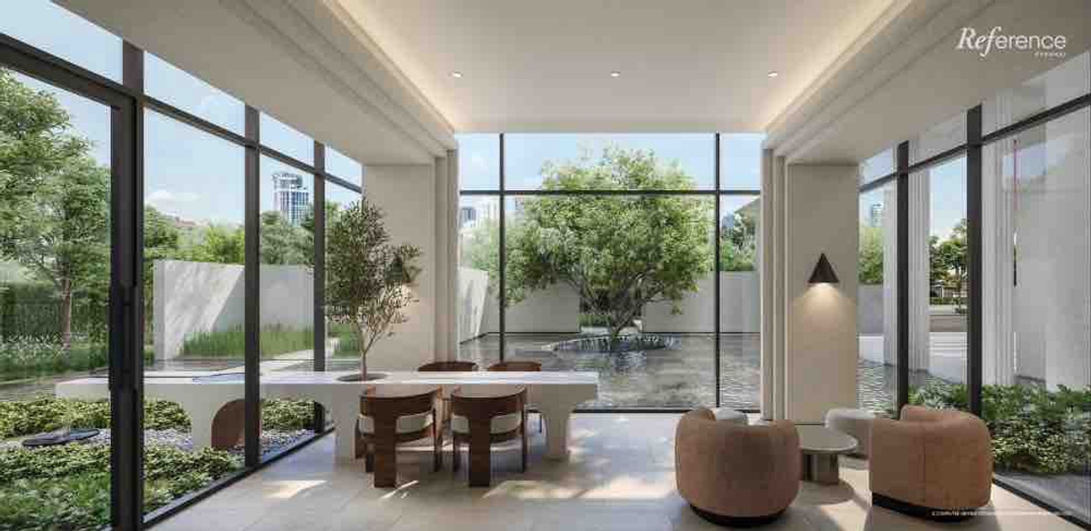 ขายดาวน์คอนโดสุขุมวิท อโศก ทองหล่อ : ขายดาว์น ห้องชุด Refernce Ekkamai มีอ่างอาบน้ำ วิวเมืองทองหล่อ-พร้อมพงษ์ 