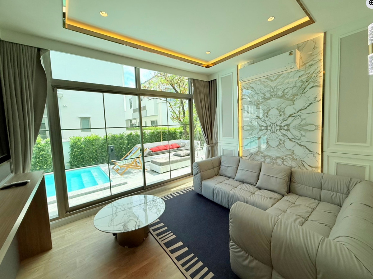 For RentHouseLadkrabang, Suwannaphum Airport : Luxury Detached House for Rent Perfect Masterpiece Sukhumvit 77 Fully Furnished • Ready to Move In • Near Suvarnabhumi Airport