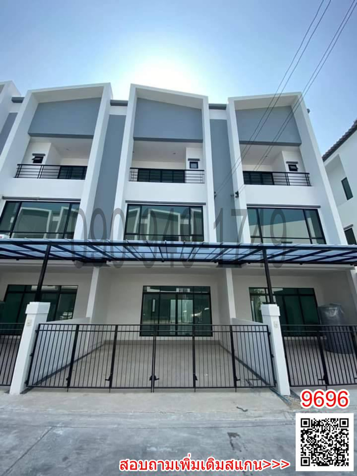 For RentTownhomeOnnut, Udomsuk : Townhome for rent, Cordiz at Udomsuk, near BTS Udomsuk, for rent to live in or make a home office.