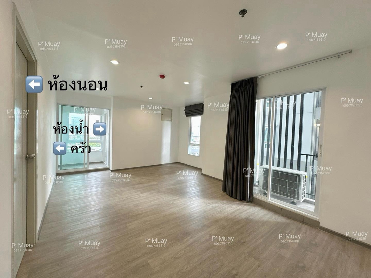 For RentCondoBang Sue, Wong Sawang, Tao Pun : Open view ❄️ 2 air conditioners ❄️ #Condo Regent Home Bang Son 28 ❤️ Rent 12,000 baht