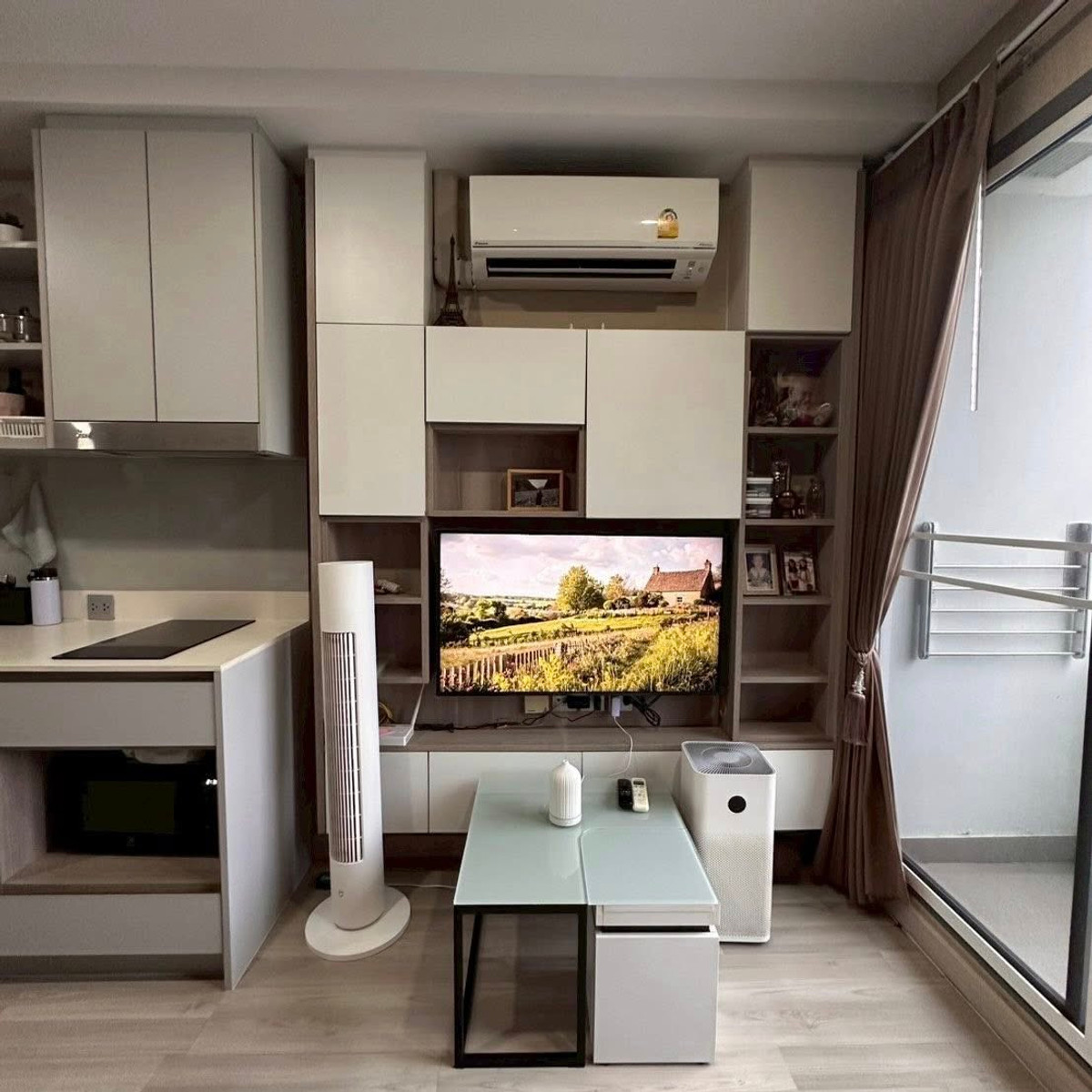 For SaleCondoOnnut, Udomsuk : Condo for sale sign condo sukhumvit 50, complete furniture and electrical appliances (S5282)