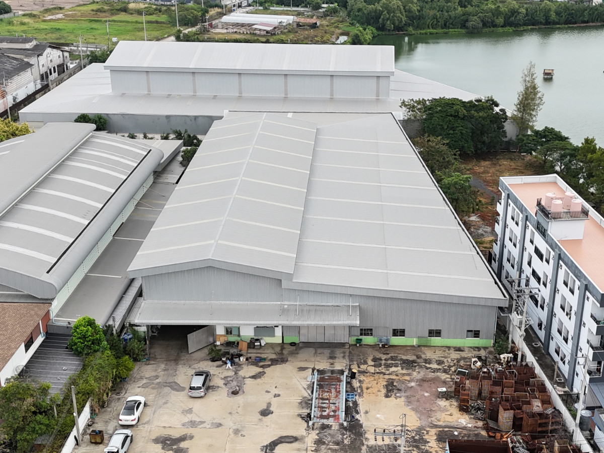 FactoryRathburana, Suksawat : Factory for sale/rent, 8,500 sq m., Phang Muang, area 6 rai, Suksawat 84, good condition, large vehicles easy to get in and out, water and electricity ready.