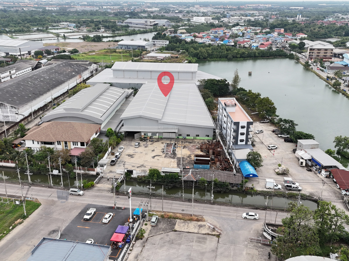 FactoryRathburana, Suksawat : Factory for sale/rent, 8,500 sq m., Phang Muang, area 6 rai, Suksawat 84, good condition, large vehicles easy to get in and out, water and electricity ready.