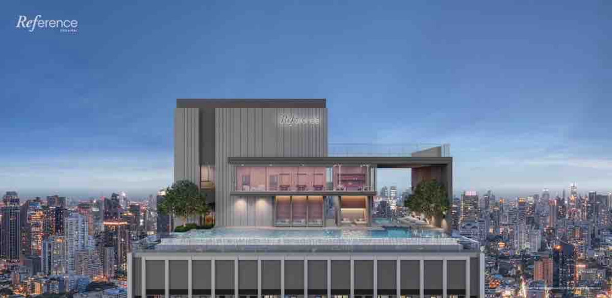 ขายดาวน์คอนโดสุขุมวิท อโศก ทองหล่อ : ขายดาว์น ห้องชุด Refernce Ekkamai มีอ่างอาบน้ำ วิวเมืองทองหล่อ-พร้อมพงษ์ 