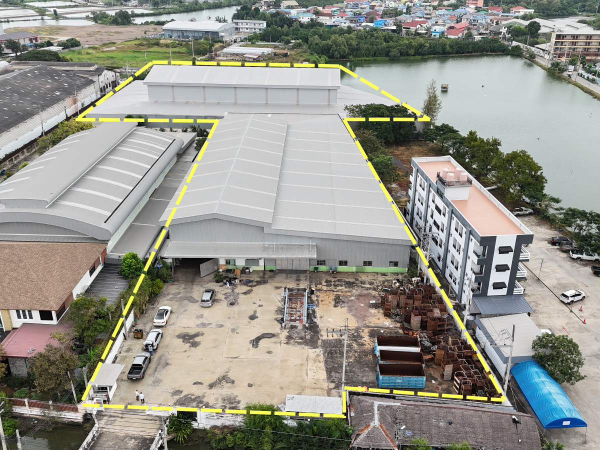 FactoryRathburana, Suksawat : Factory for sale/rent, 8,500 sq m., Phang Muang, area 6 rai, Suksawat 84, good condition, large vehicles easy to get in and out, water and electricity ready.