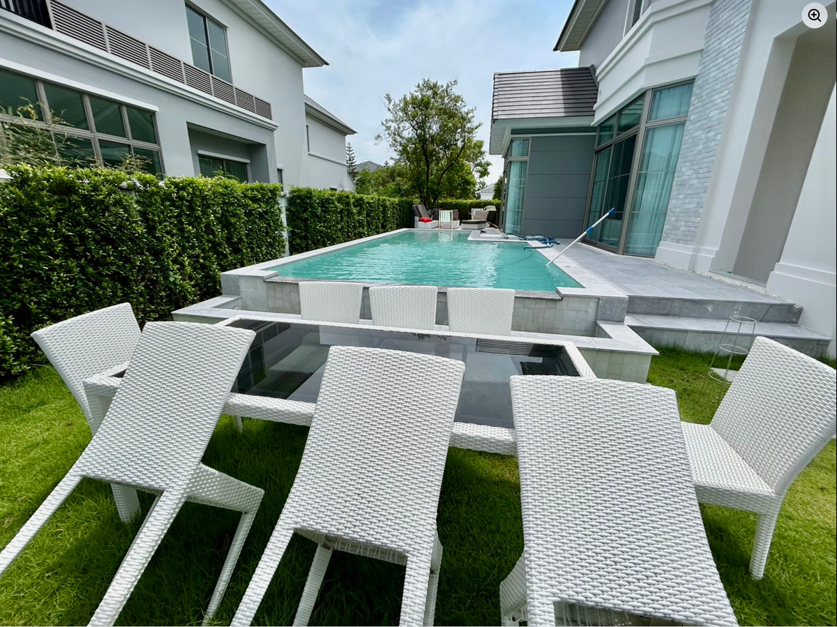 For RentHouseLadkrabang, Suwannaphum Airport : Luxury Detached House for Rent Perfect Masterpiece Sukhumvit 77 Fully Furnished • Ready to Move In • Near Suvarnabhumi Airport