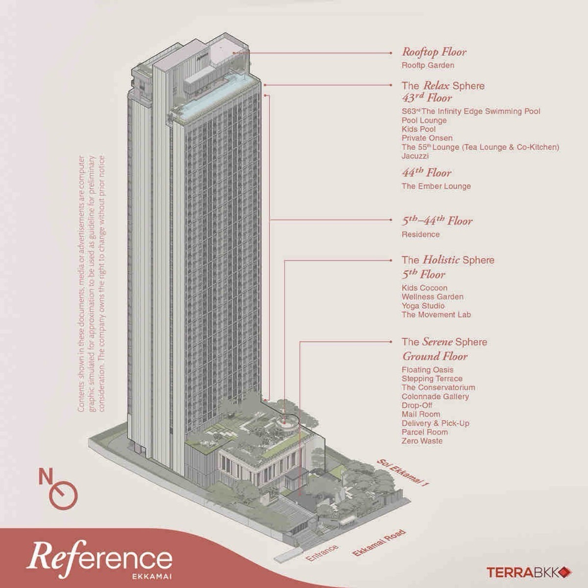 ขายดาวน์คอนโดสุขุมวิท อโศก ทองหล่อ : ขายดาว์น ห้องชุด Refernce Ekkamai มีอ่างอาบน้ำ วิวเมืองทองหล่อ-พร้อมพงษ์ 