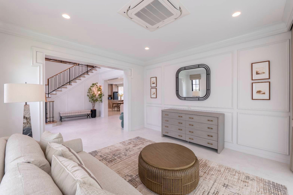 For RentHousePattanakan, Srinakarin : Urgent rent 🔥🔥Single house Narinsiri Krungthep Kreetha, superior level with private residence on Krungthep Kreetha location ☎️0809895553 k.jin