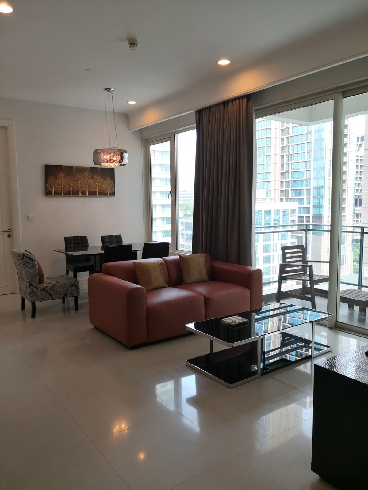 For RentCondoWitthayu, Chidlom, Langsuan, Ploenchit : for rent Q Langsuan // 2b2b // 100 sq.m