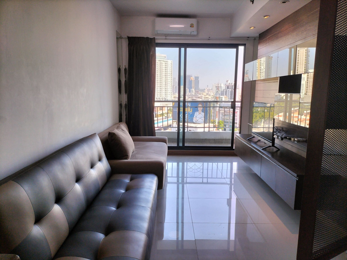 For RentCondoRama3 (Riverside),Satupadit : For rent, 1 bedroom, 1 bathroom, 1 living room, area 55 square meters.