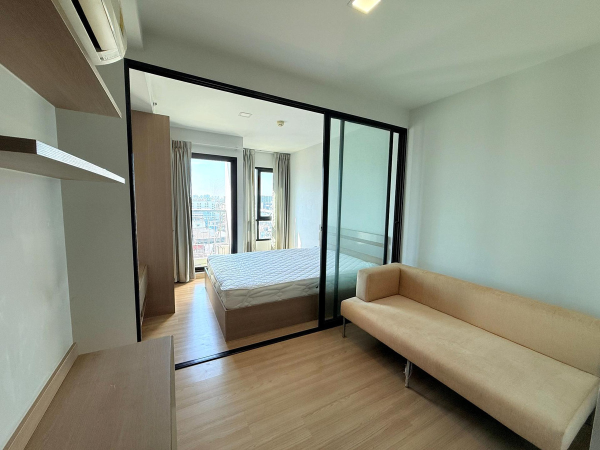 For RentCondoVipawadee, Don Mueang, Lak Si : 📣 Condo for rent Knightsbridge Sky City Saphan Mai 🏢 next to BTS Sai Yut only 0 meters 🚆 good view with furniture and electrical appliances ✅️ ready to move in, only 9,000/month 🎊