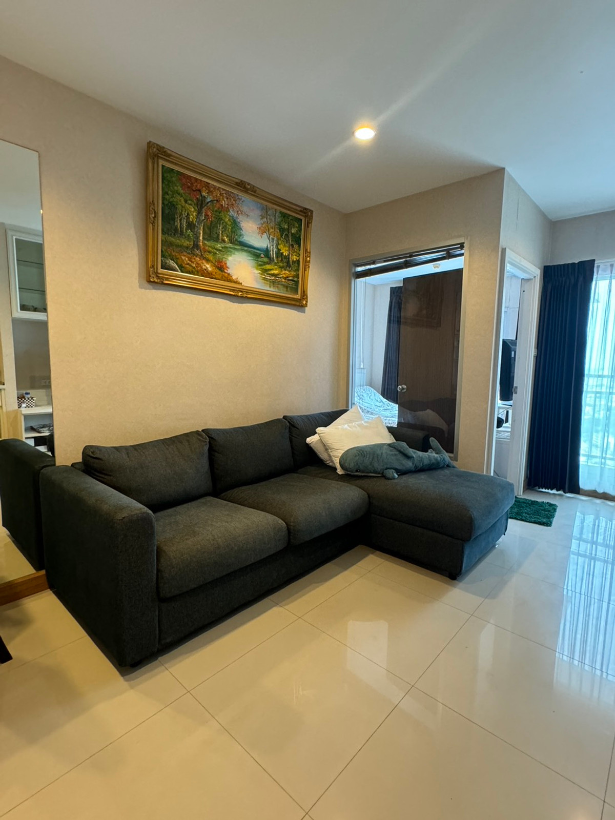 For RentCondoRathburana, Suksawat : Condo for rent, Ivy River, Rat Burana, corner room, Chao Phraya River view.