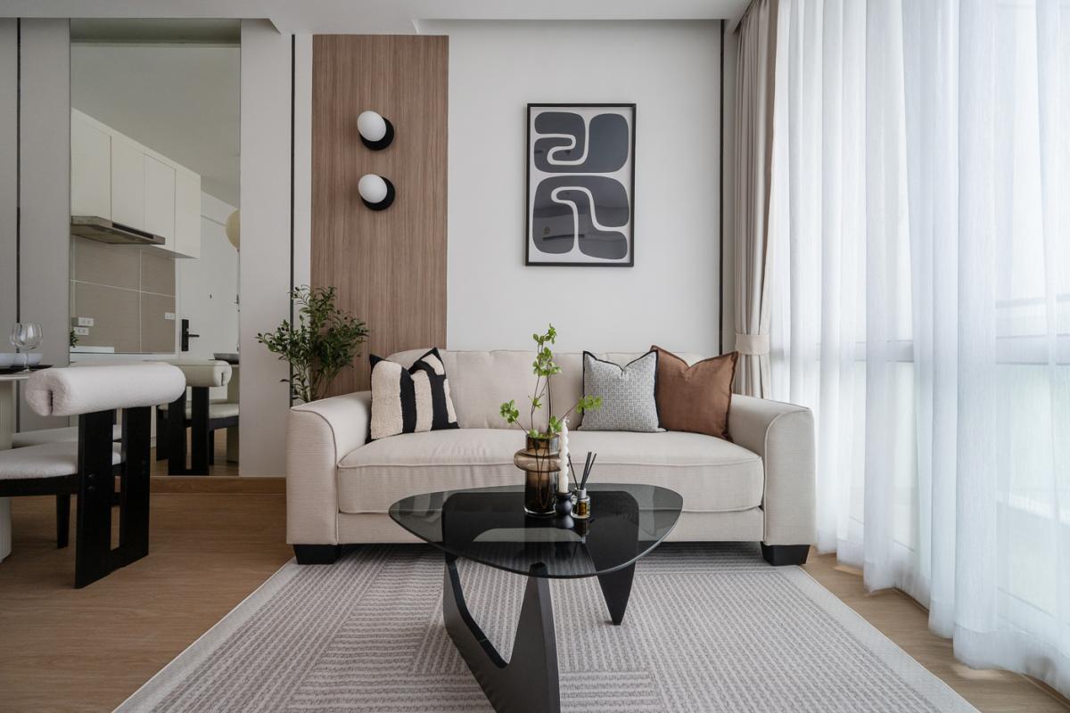 For SaleCondoRama9, Petchburi, RCA : 🔥For Sale 🌟Newly Renovated 🧳Move-In Ready 🏢Condo TC Green Rama 9 37.63 sq.m.