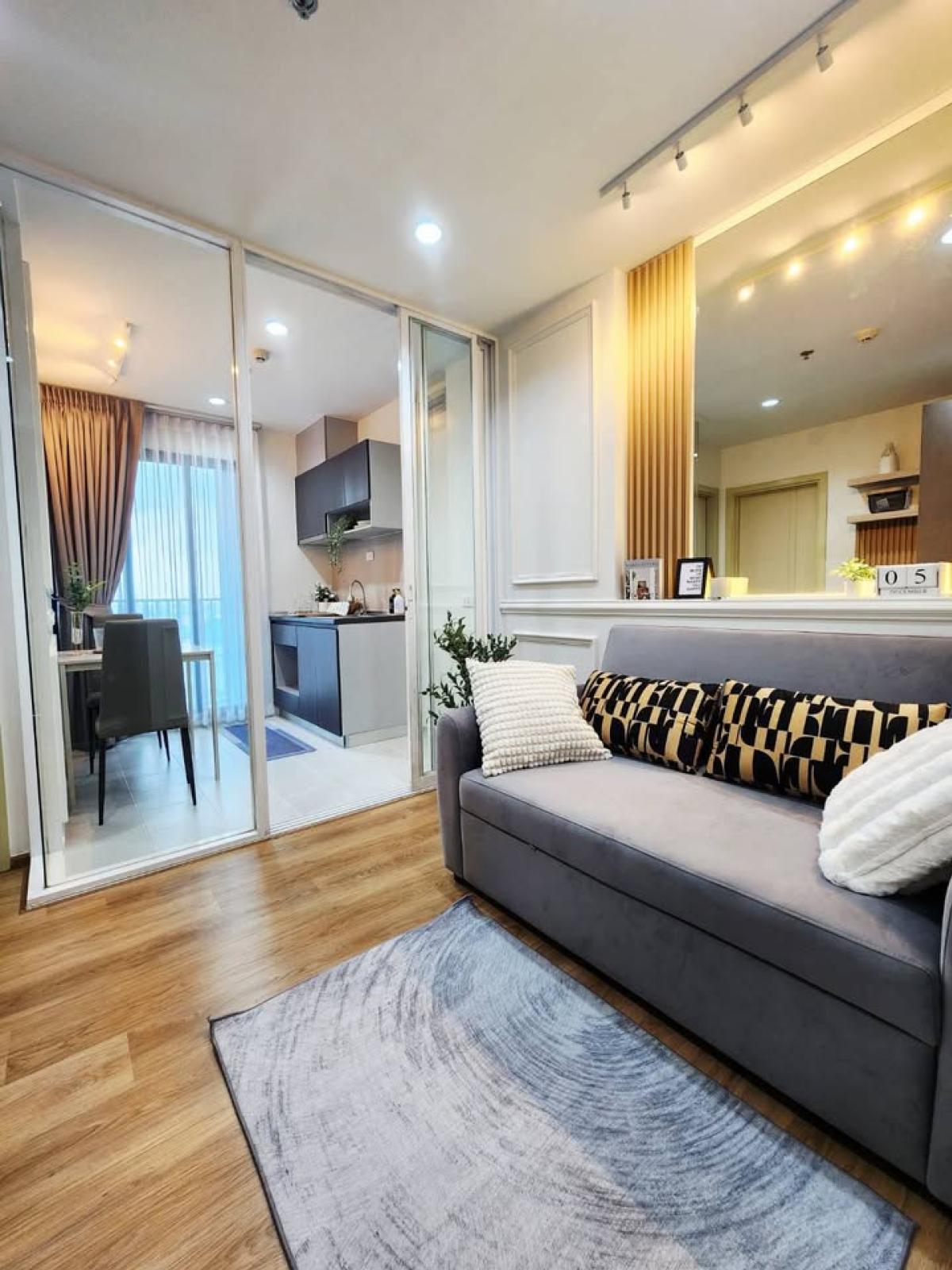 ขายคอนโดพระราม 9 เพชรบุรีตัดใหม่ RCA : 🔥ขาย 🌟ห้องรีโนเวทใหม่ 🧳พร้อมอยู่ 🏢คอนโด เดอะ เบส พระราม 9 – รามคำแหง  29.6 ตร.ม.