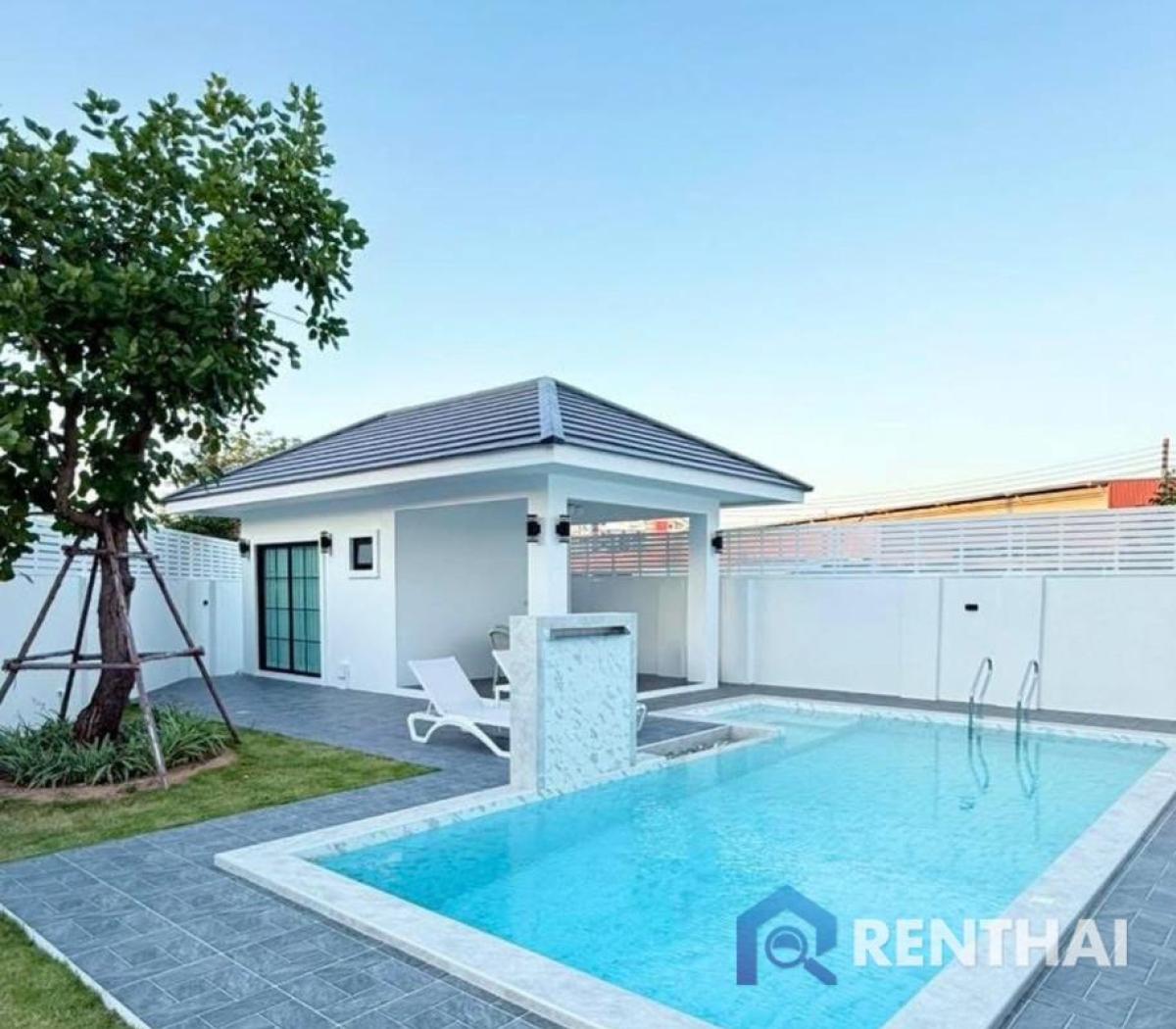 For SaleHousePattaya, Bangsaen, Chonburi : 5 Bedrooms Pool Villa with Private Swimming Pool in Nong Prue Pattaya